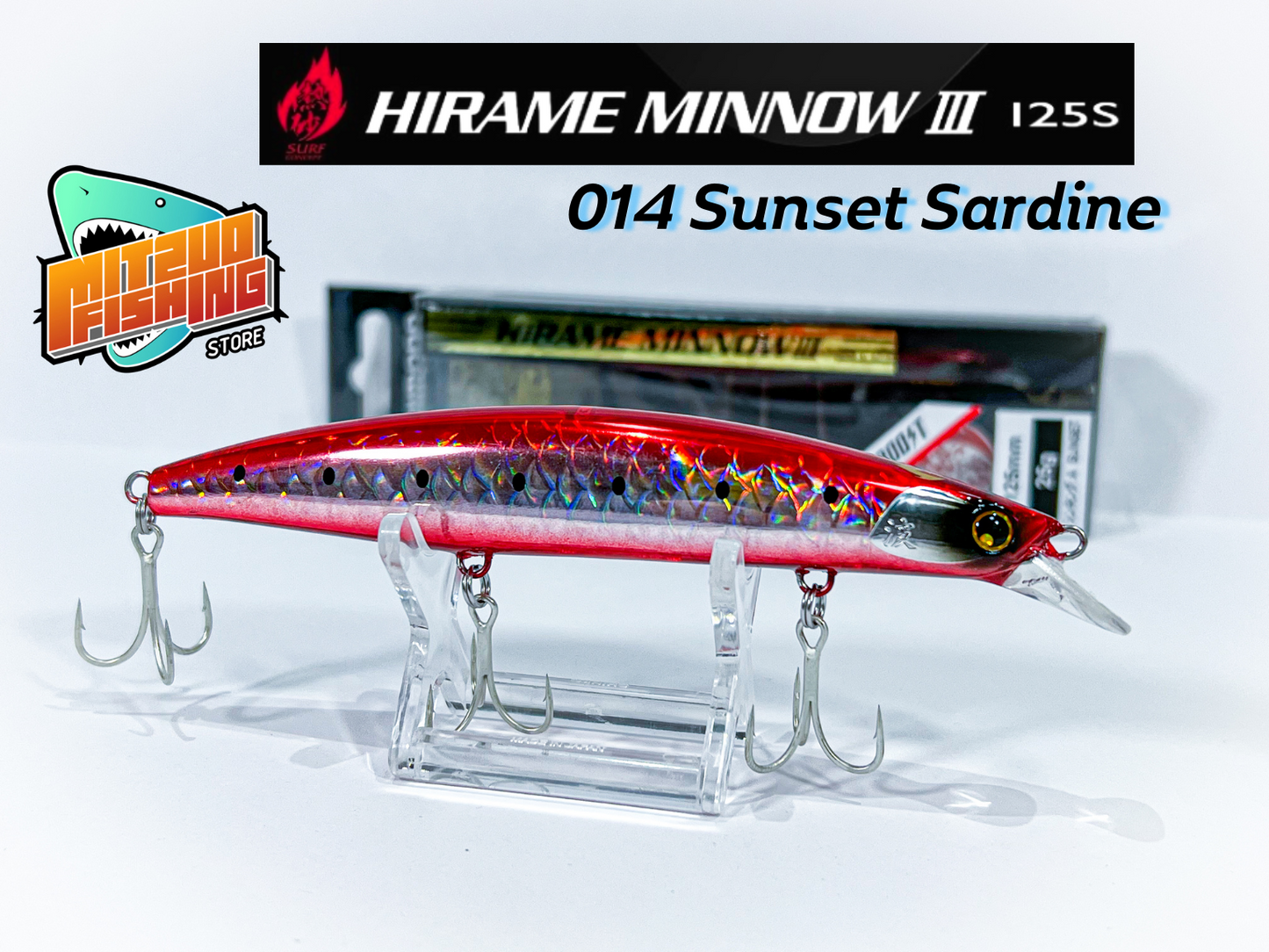 Señuelo SHIMANO Hirame Minnow 3 125S PERUVIAN EDITION