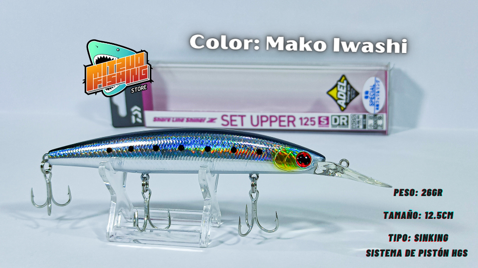 Señuelo DAIWA SetUpper 125S-DR 26gr