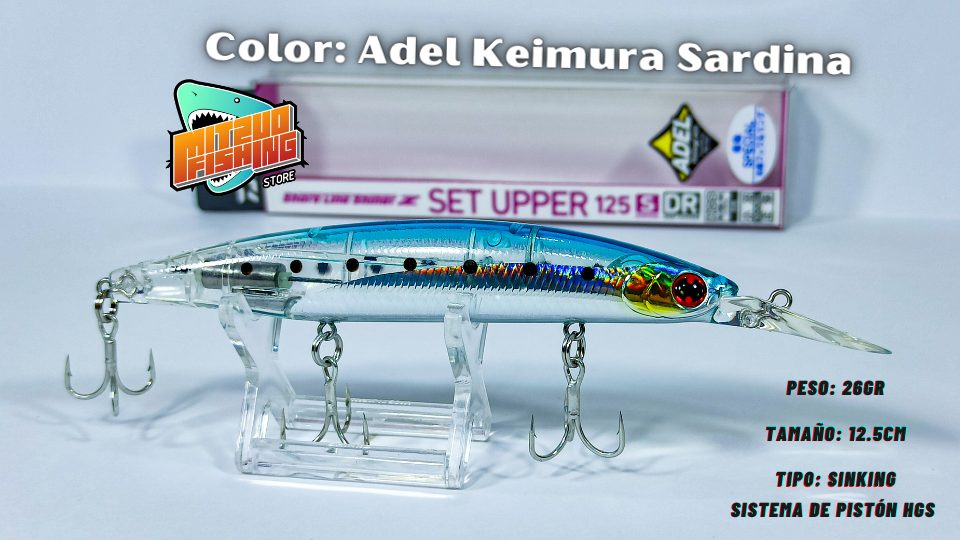 Señuelo DAIWA SetUpper 125S-DR 26gr