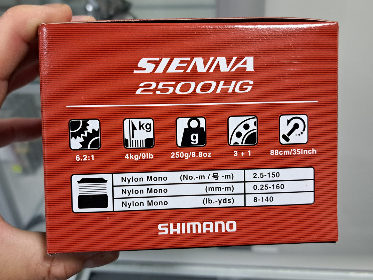 Shimano Sienna 2500HG Carrete Spinning Trucha