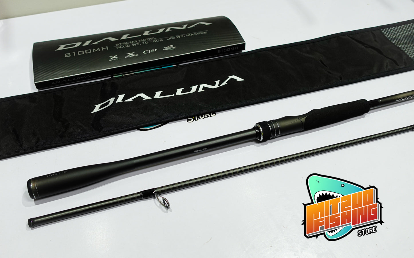 Shimano 2023 DIALUNA S100MH Caña de pescar Spinning
