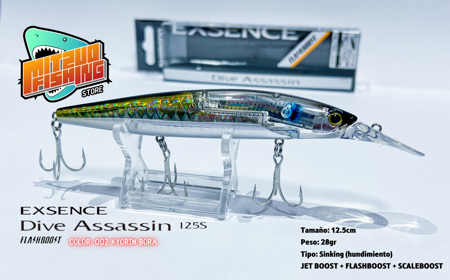 Señuelo SHIMANO Dive Assassin 125S Sinking 28gr