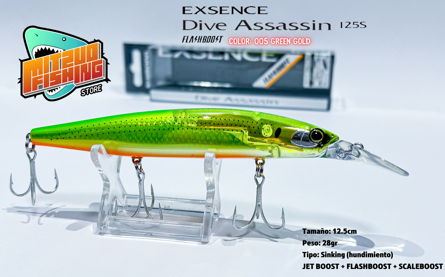 Señuelo SHIMANO Dive Assassin 125S Sinking 28gr