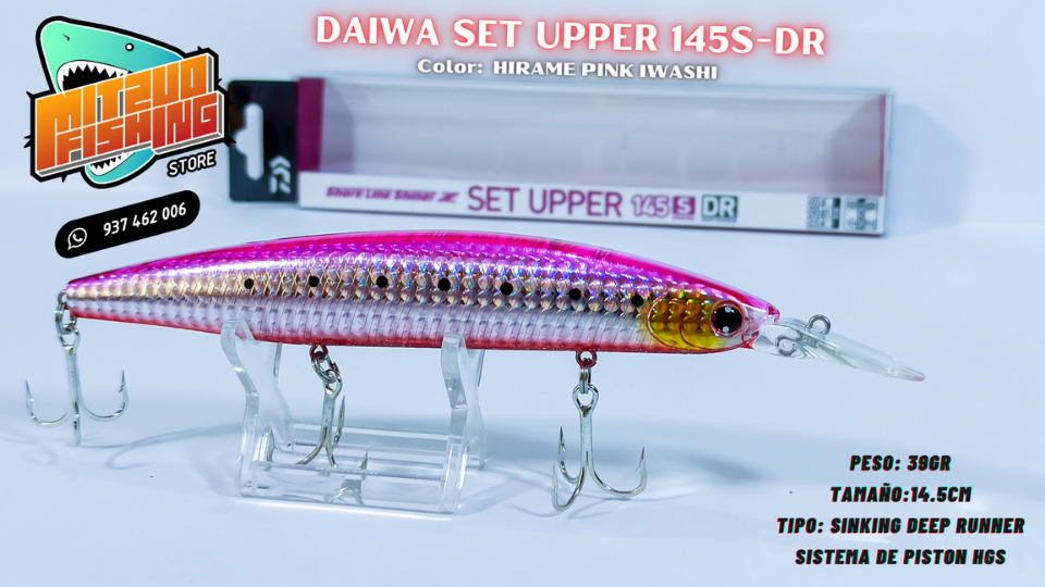 Señuelo DAIWA SetUpper 145S-DR 39gr