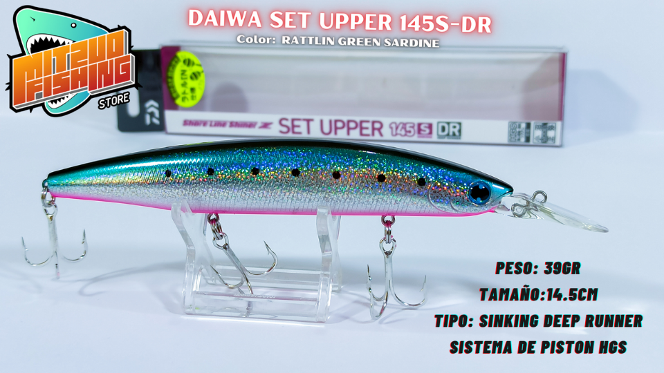 Señuelo DAIWA SetUpper 145S-DR 39gr